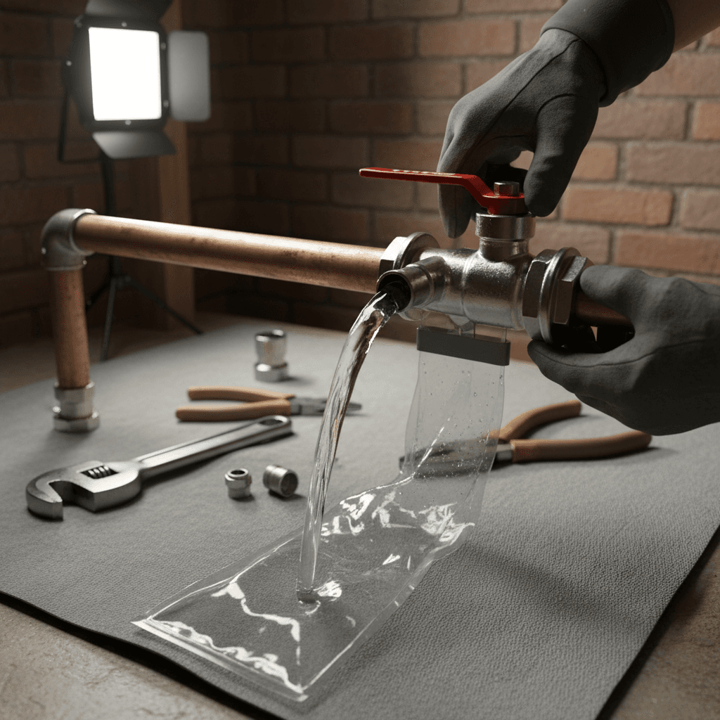 Secure Shut-Off Valve Installation Without Stopping Water