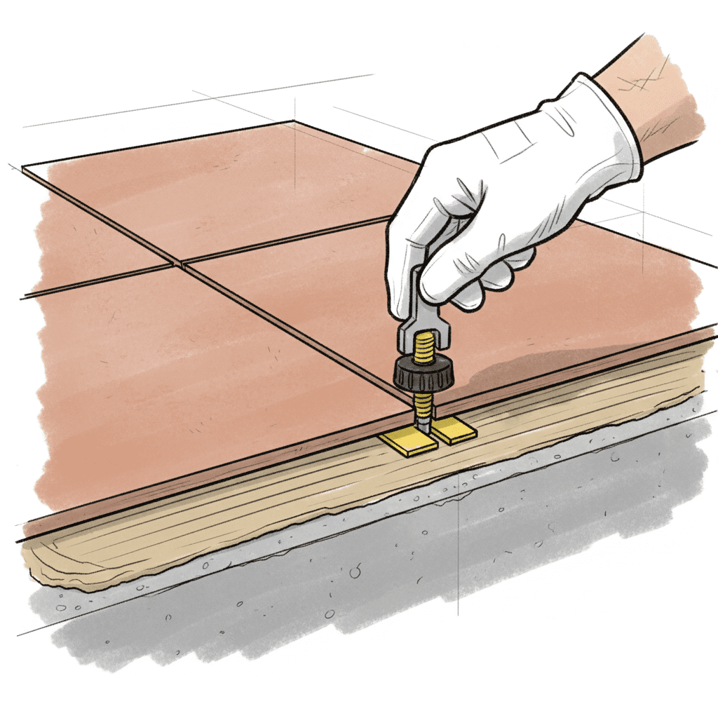 Poser du carrelage au croisillons nivelants Pavilift : guide