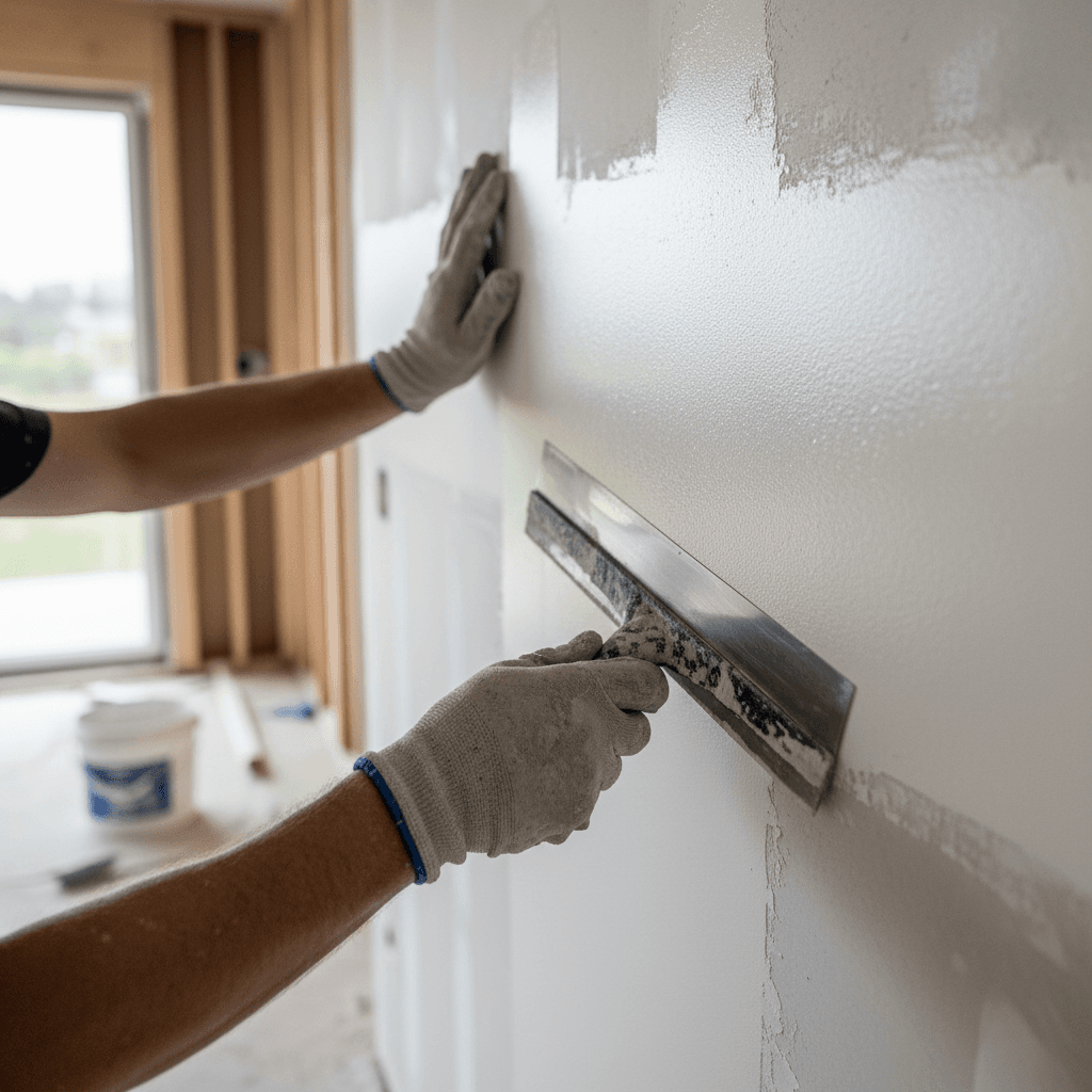 SMOOTH WALL leveled it in one sweep: Mur Lisse
