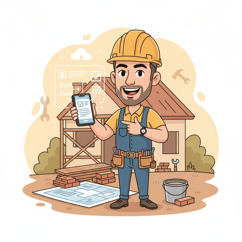 Comment faire un devis professionnel sur le chantier avec son téléphone