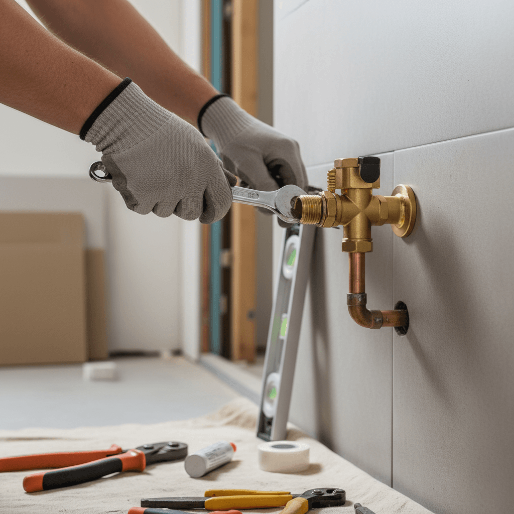 Wall-Anchored Faucet Connector: Secure Plumbing Install