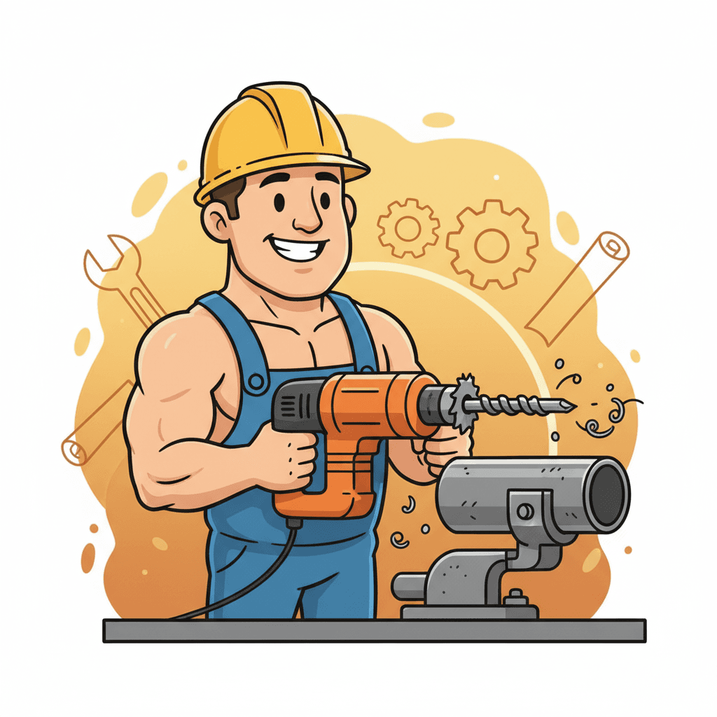 Matkap Ucuyla Boruya Diş Açma: Plumber’s Guide