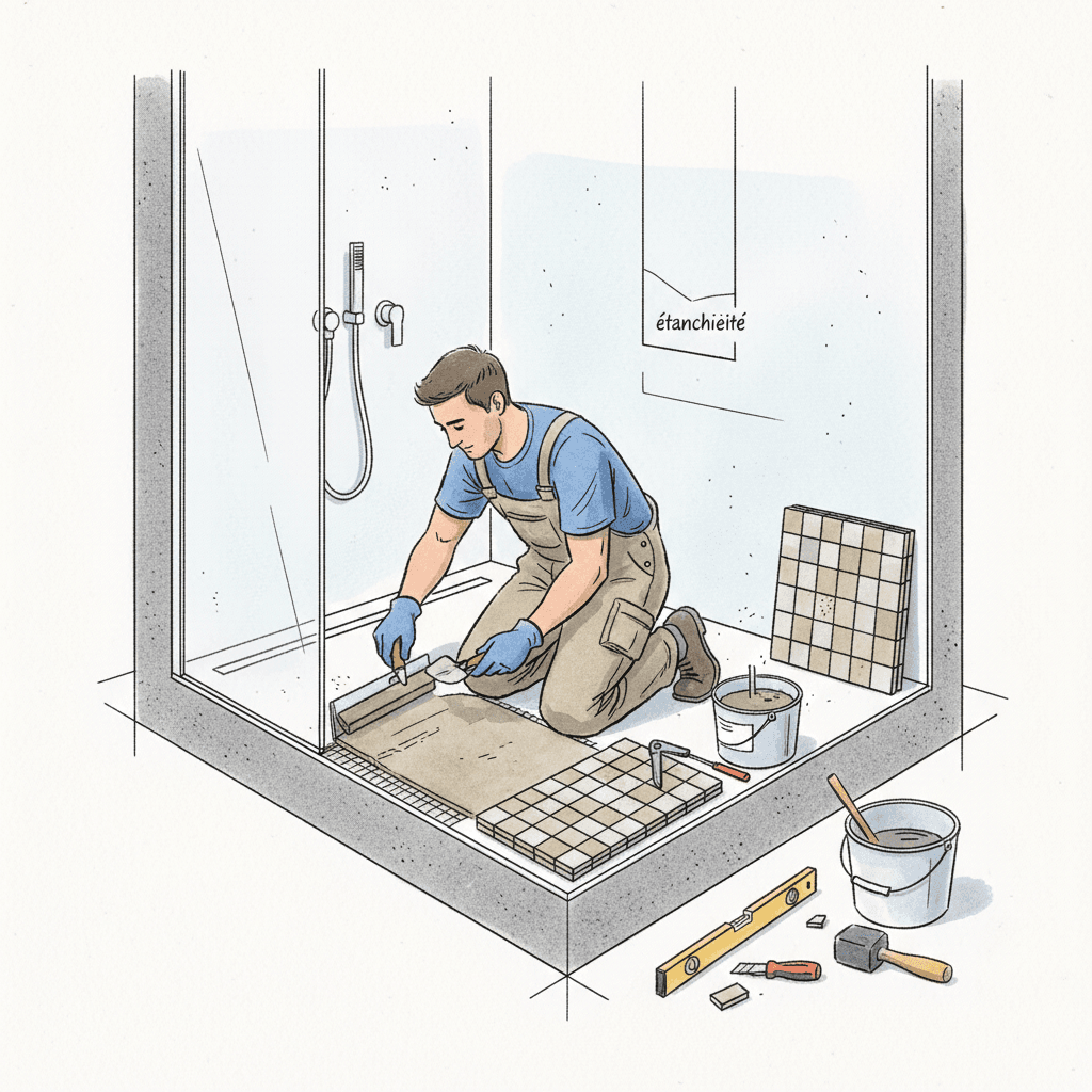 Une nouvelle douche à l’italienne: Guide d’installation pro