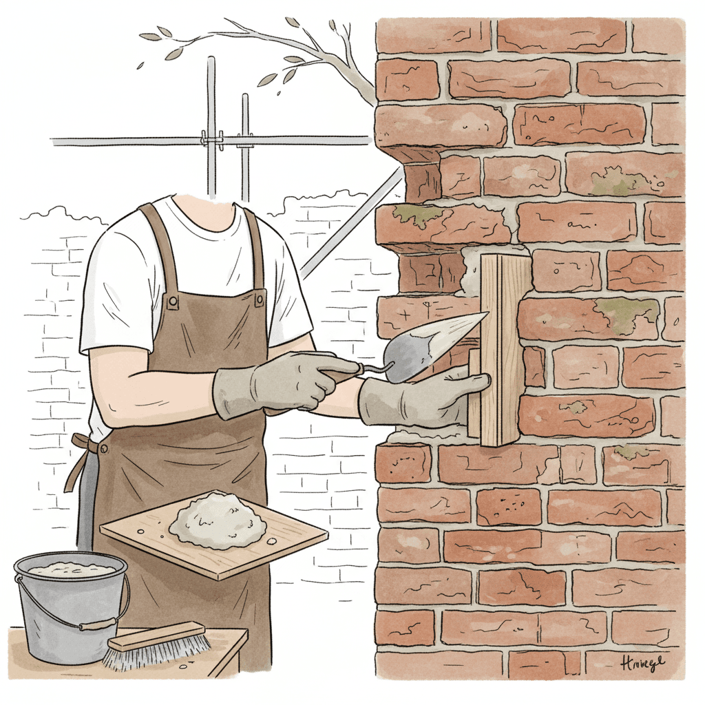 Watch a Master Craftsman Revive an Ancient Brick Wall