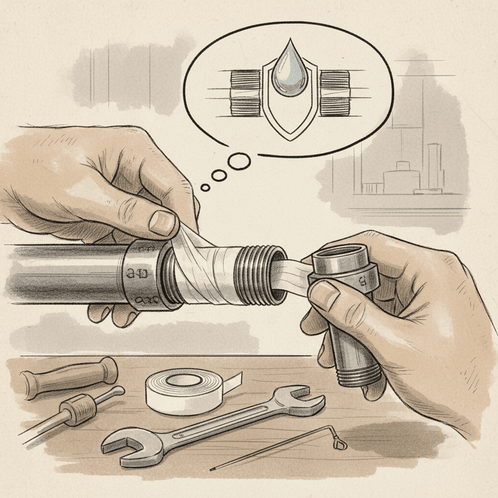 A Very Smart Plumber Shared a Trick: Leak-Proof Threads