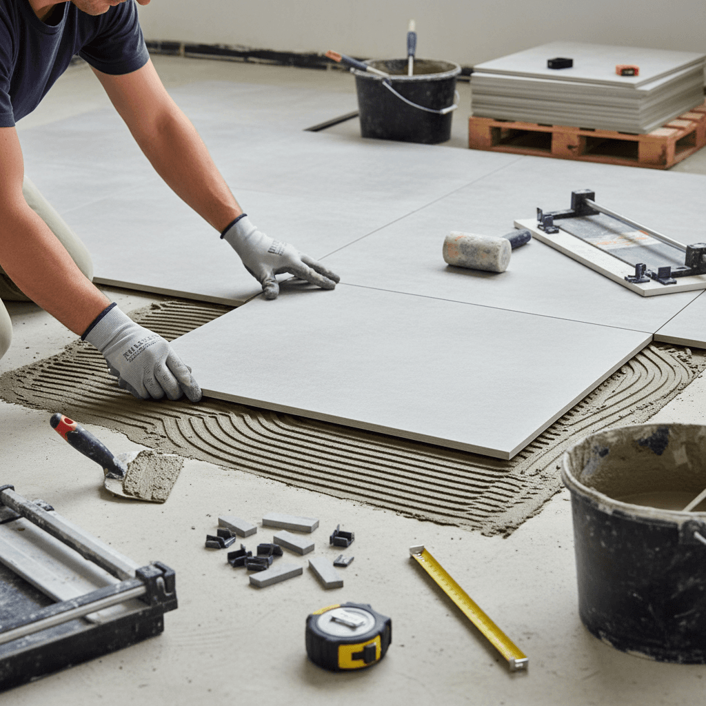 Prix au m2 pour la pose de carrelage : Guide complet 2026