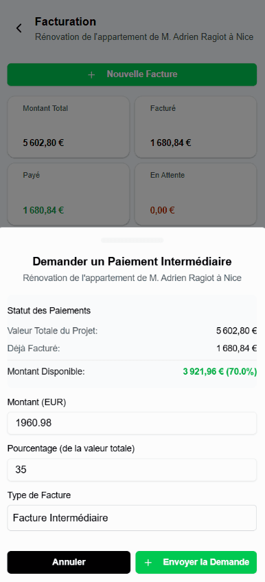 Facturation sans effort